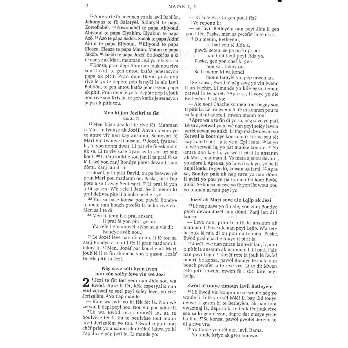 Haitian Creole New Testament with Psalms - Image 3
